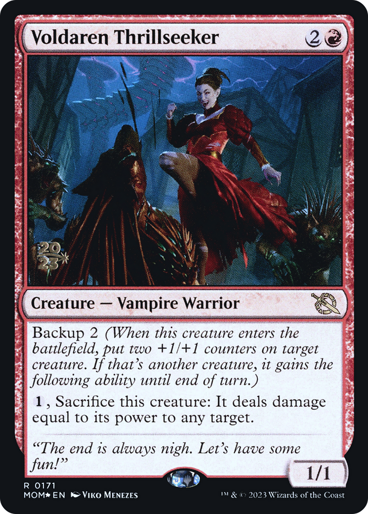 Voldaren Thrillseeker (171s) Foil - March of the Machine Promos