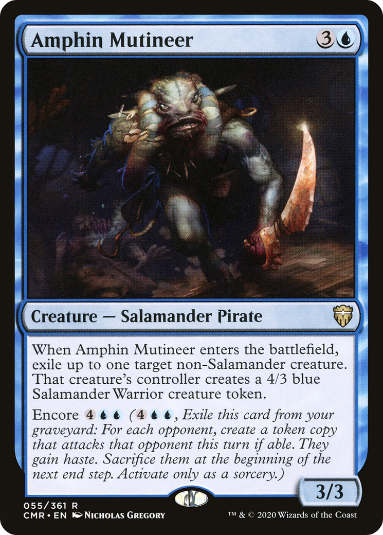 Amphin Mutineer (055) - Commander Legends