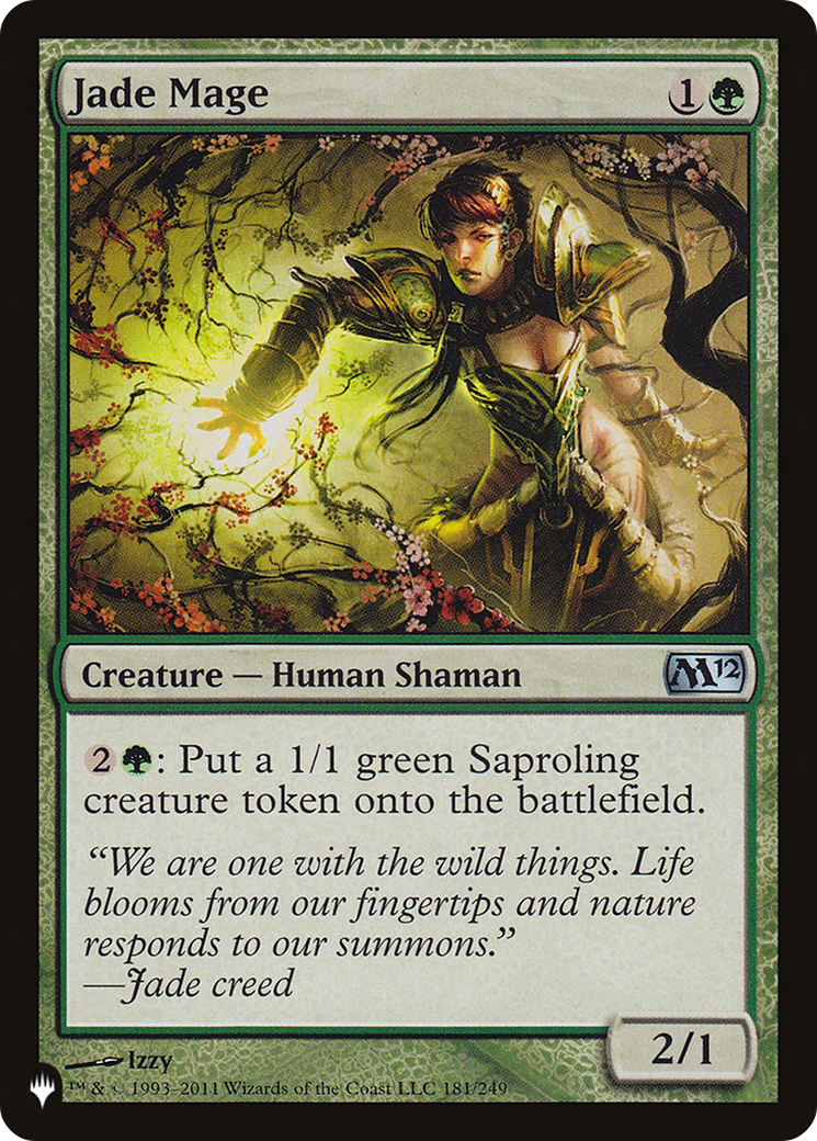 Jade Mage (M12-181) - The List