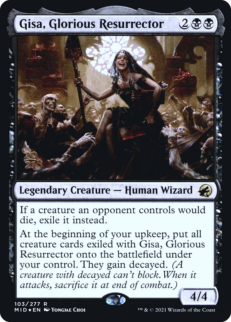 Gisa, Glorious Resurrector (103s) Foil - Innistrad: Midnight Hunt Promos