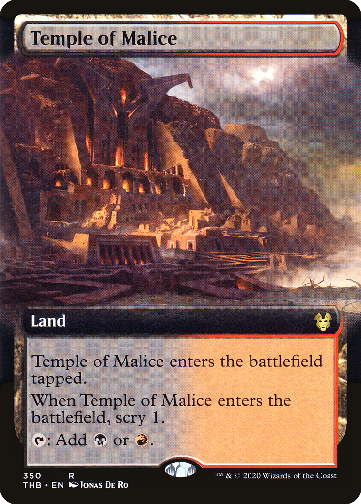 Temple of Malice (Extended Art) (350) - Theros Beyond Death
