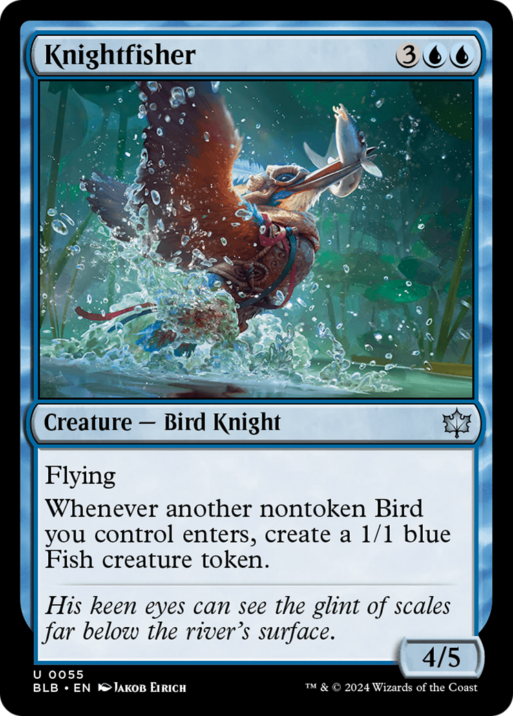 Knightfisher (055) Foil - Bloomburrow