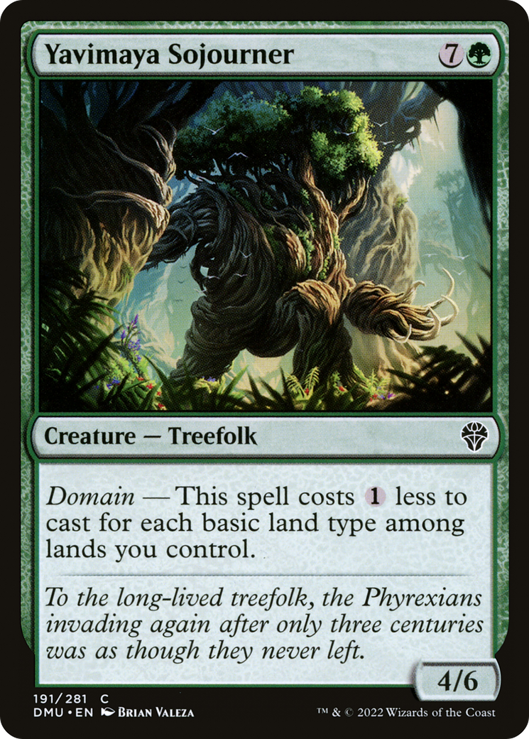 Yavimaya Sojourner (191) Foil - Dominaria United