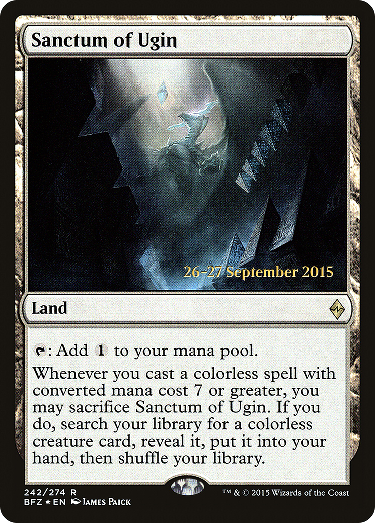 Sanctum of Ugin (242) Foil - Battle for Zendikar Promos