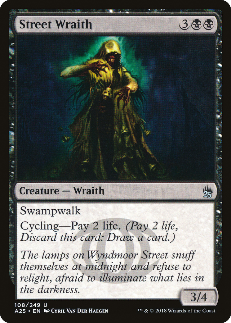 Street Wraith (108) Foil - Masters 25