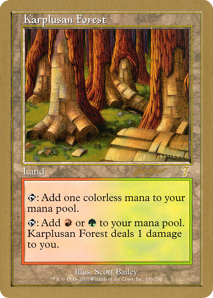 Karplusan Forest - 2002 Sim Han How (7ED) (Retro) - World Championship Decks 2002