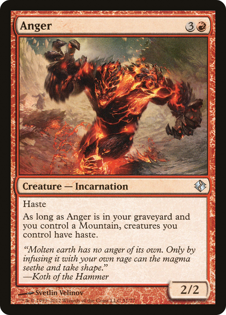 Anger (051) - Duel Decks: Venser vs. Koth