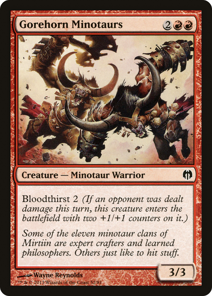 Gorehorn Minotaurs (052) - Duel Decks: Heroes vs. Monsters