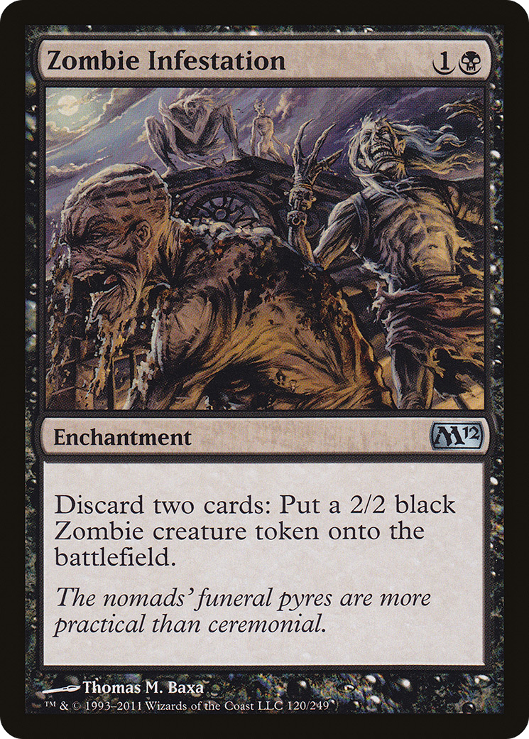 Zombie Infestation (120) Foil - Magic 2012