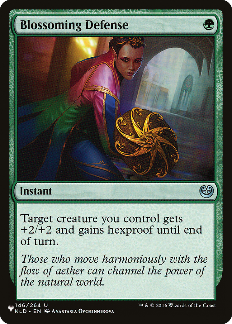 Blossoming Defense (KLD-146) - The List
