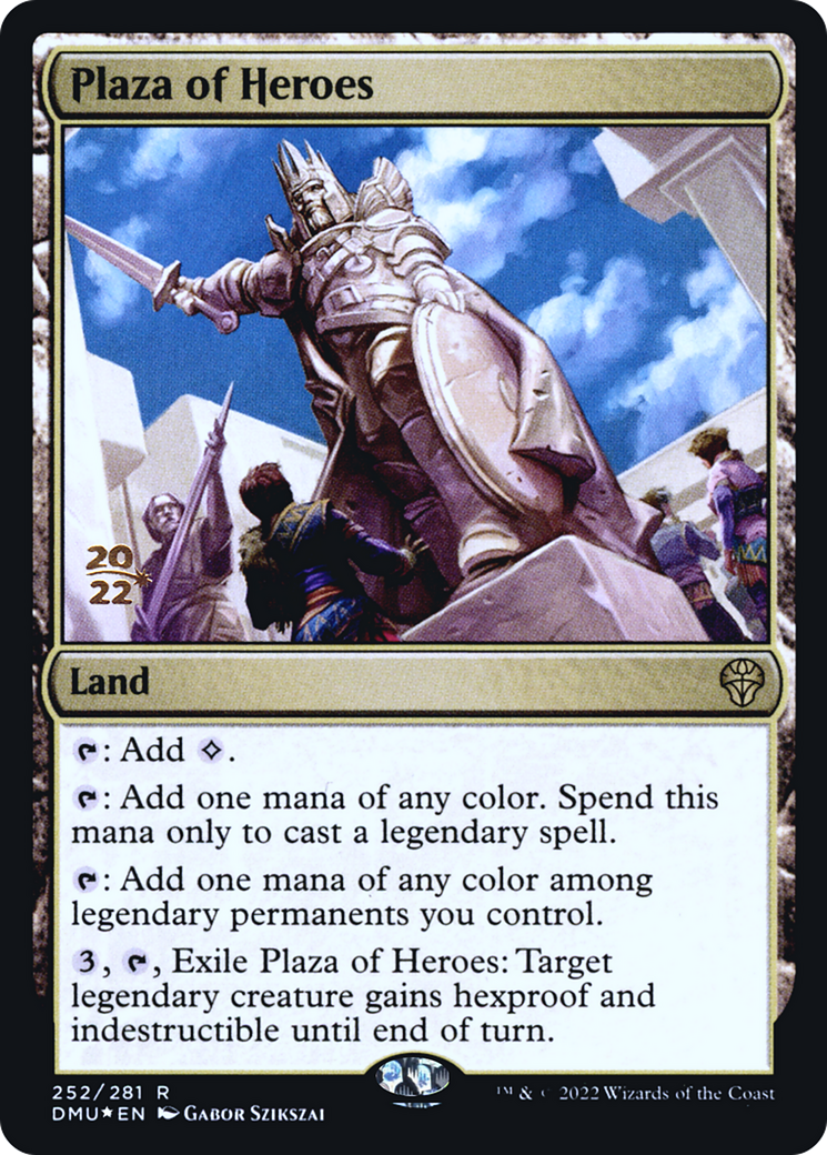 Plaza of Heroes (252) Foil - Dominaria United Promos