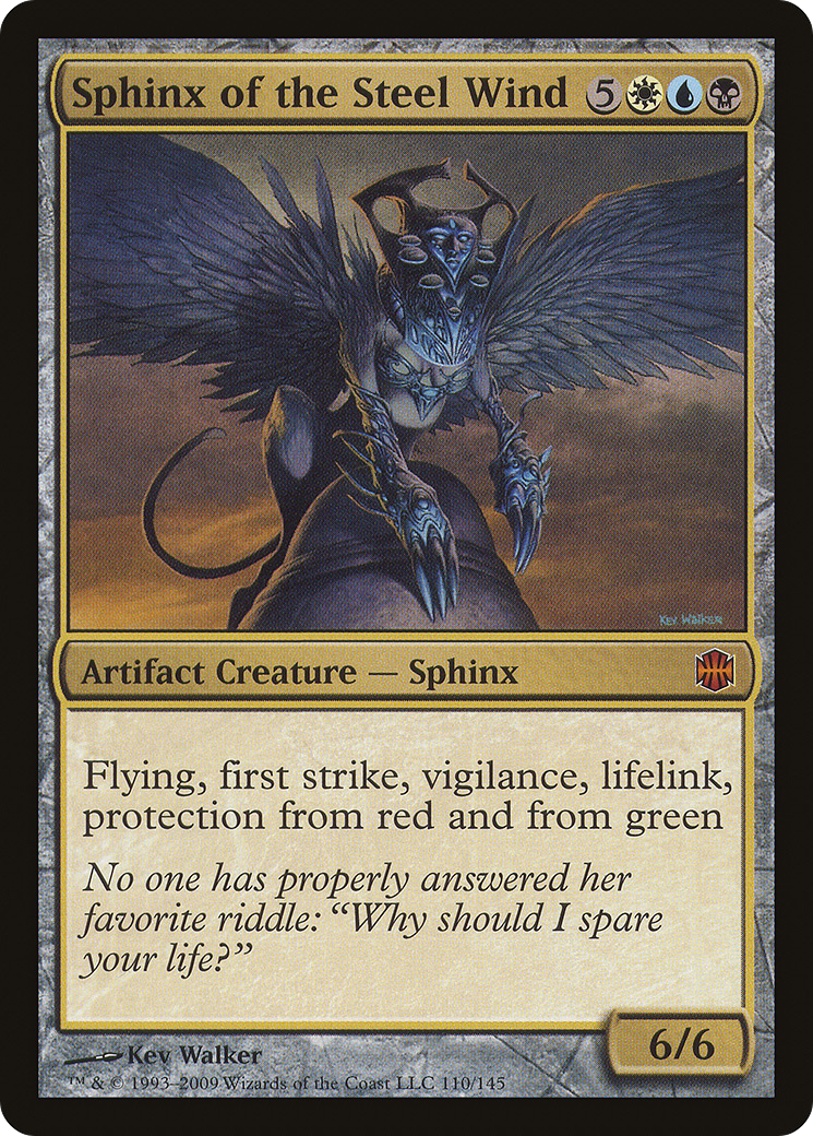 Sphinx of the Steel Wind (110) Foil - Alara Reborn
