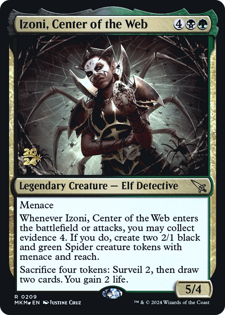 Izoni, Center of the Web (209) Foil - Murders at Karlov Manor Promos
