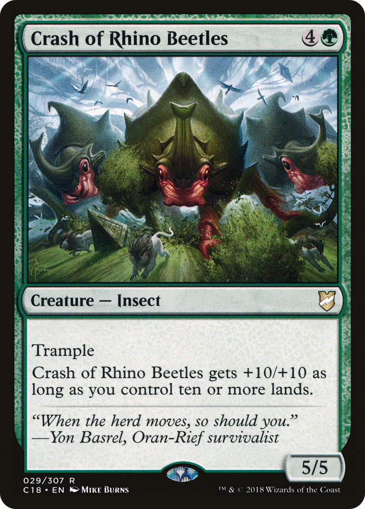 Crash of Rhino Beetles (029) - Commander 2018