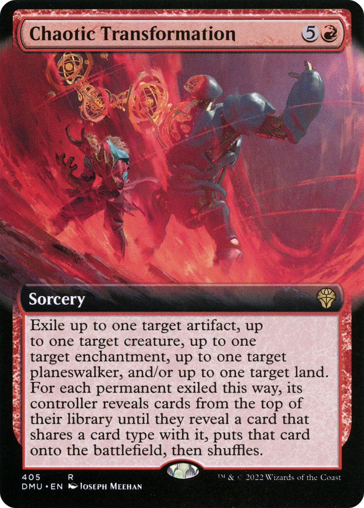 Chaotic Transformation (Extended Art) (405) - Dominaria United
