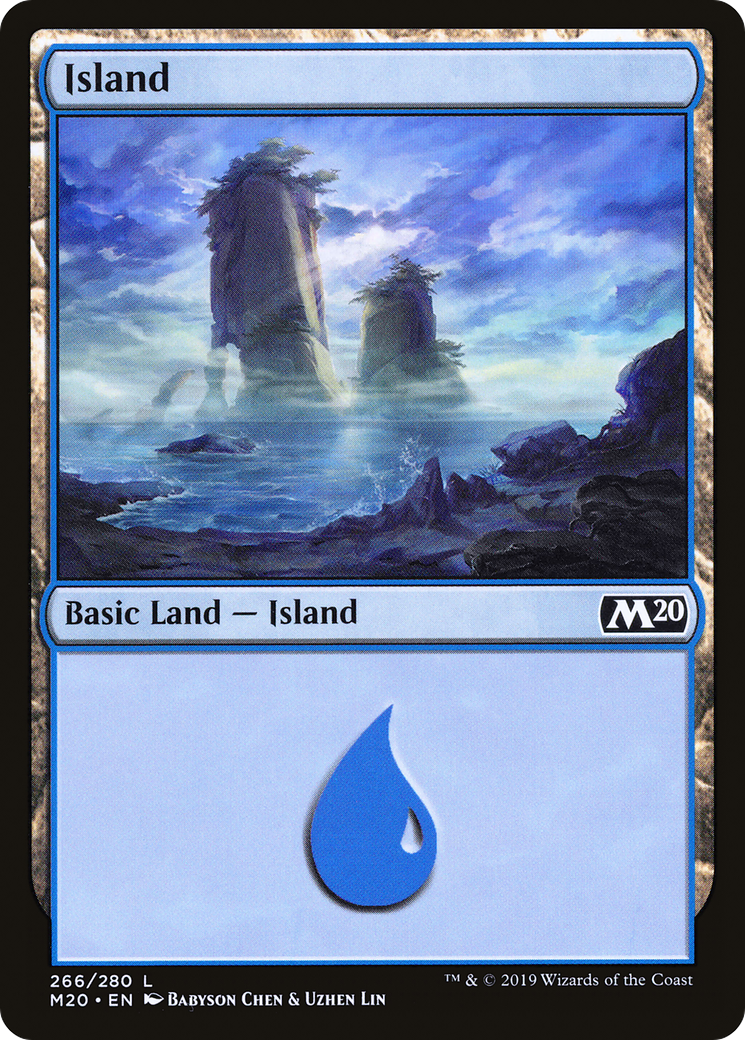 Island (266) Foil - Core Set 2020