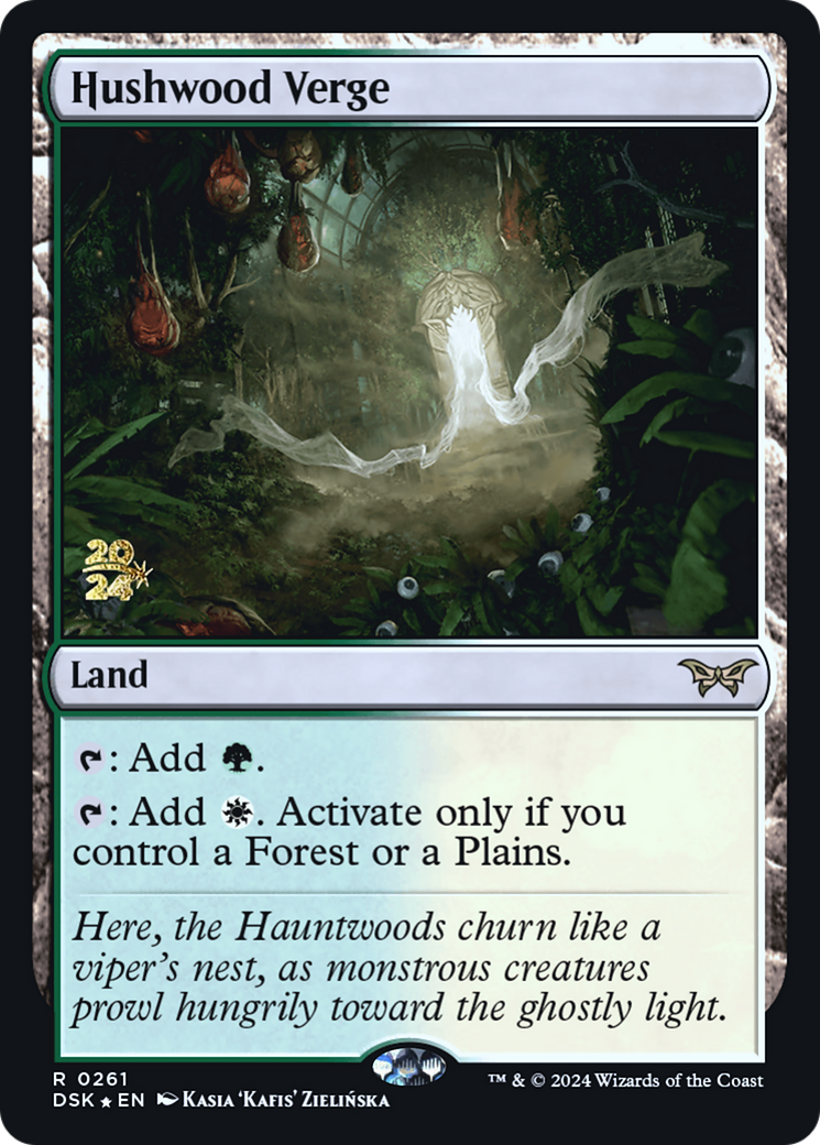 Hushwood Verge (261) Foil - Duskmourn: House of Horror Promos