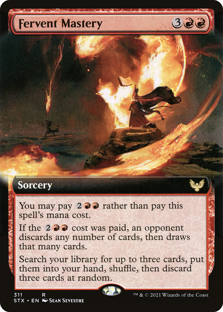 Fervent Mastery (Extended Art) (311) - Strixhaven: School of Mages