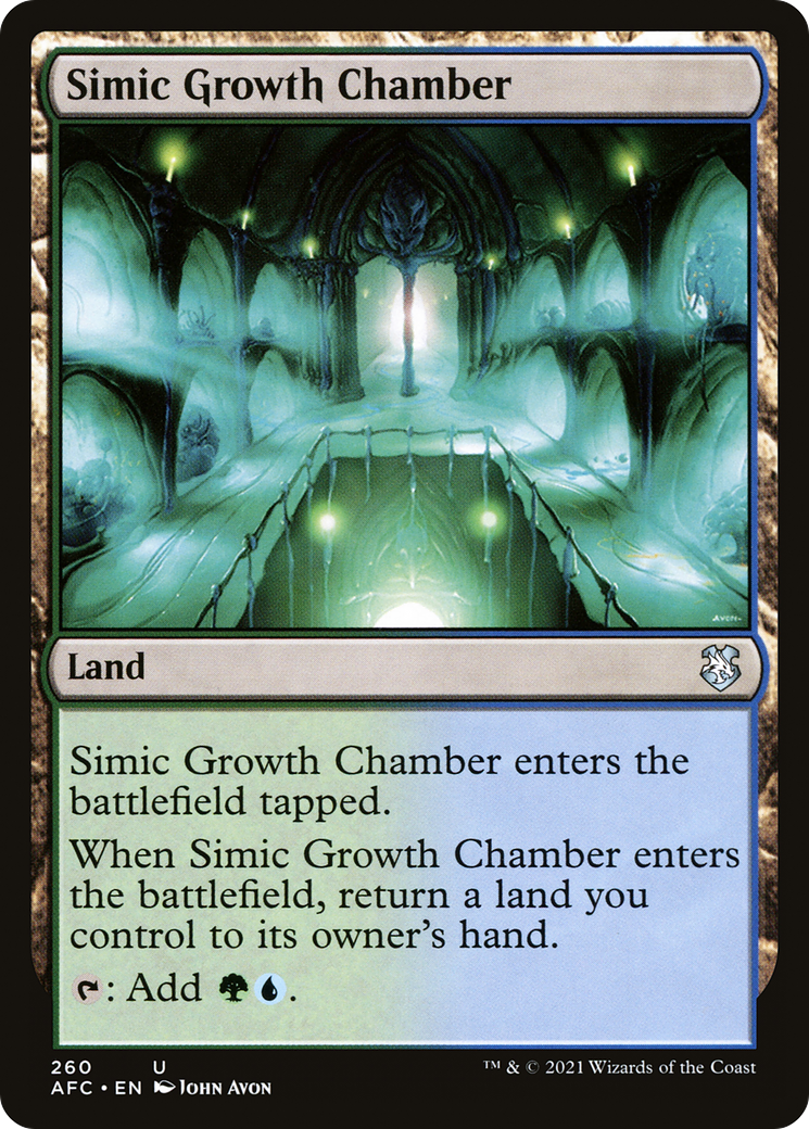 Simic Growth Chamber (260) - Forgotten Realms Commander