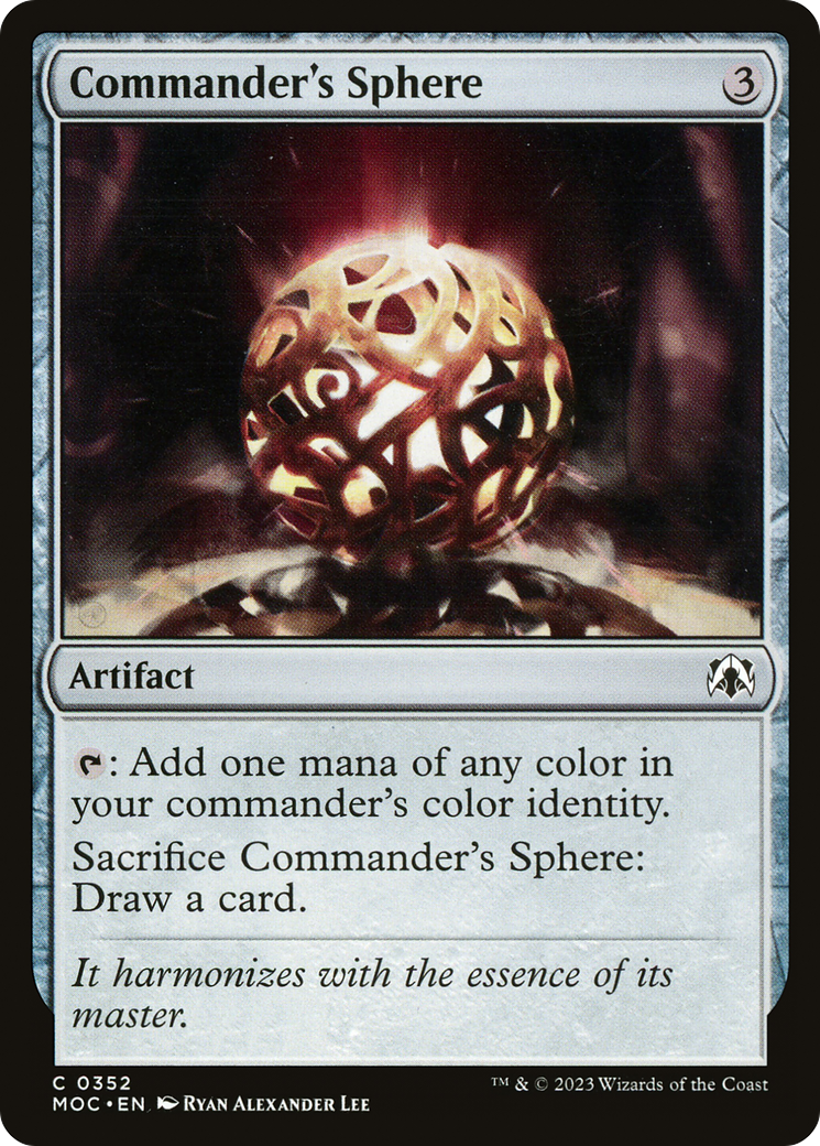 Commander's Sphere (352) - March of the Machine Commander