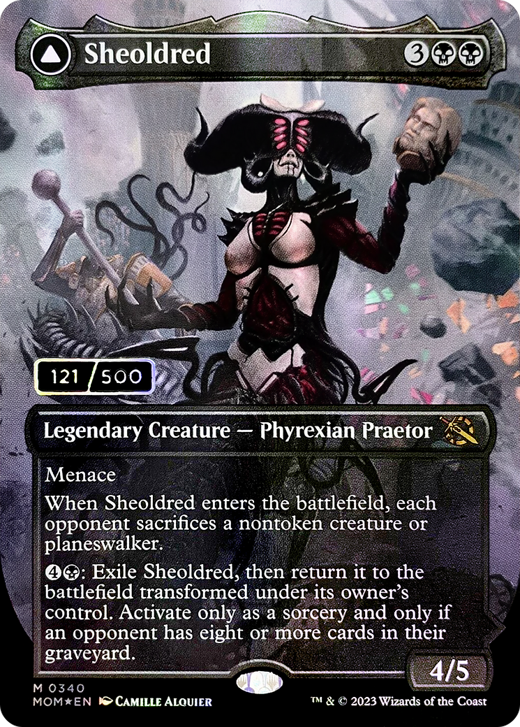 Sheoldred (Serial Numbered) (340) Foil - March of the Machine