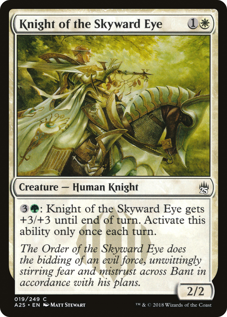 Knight of the Skyward Eye (019) Foil - Masters 25