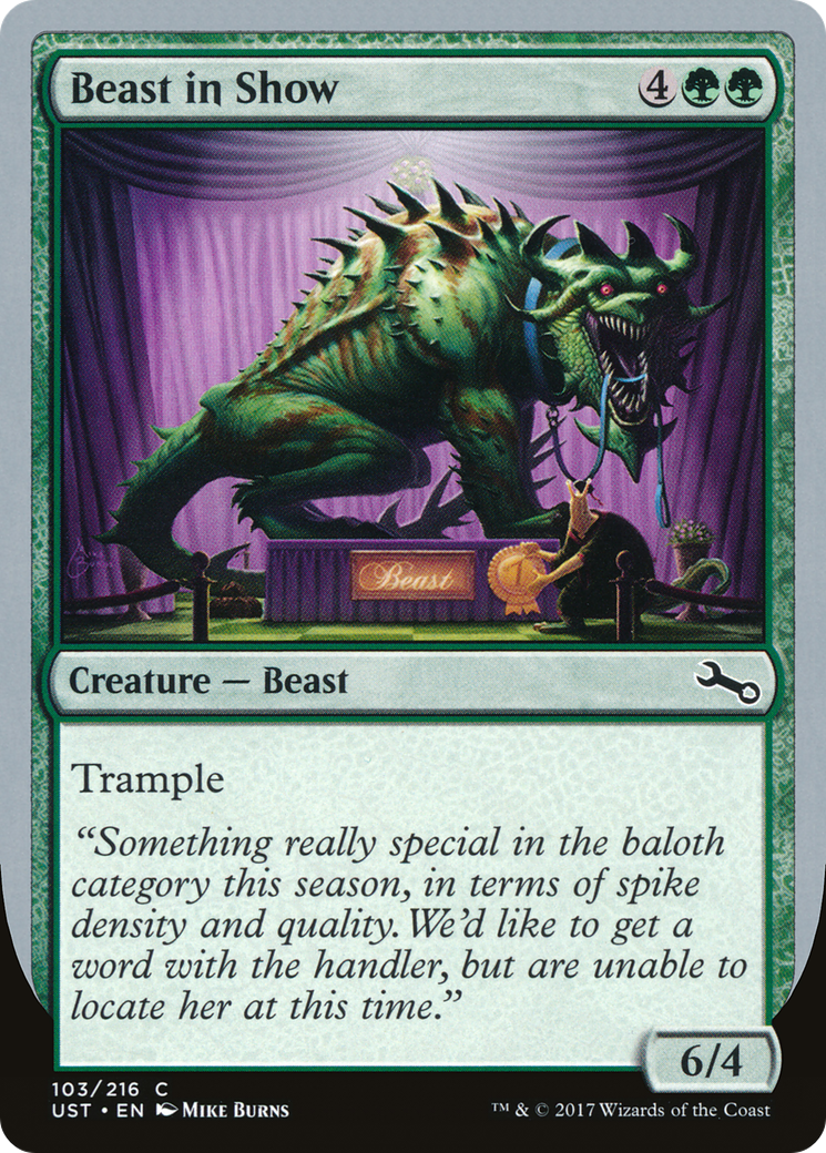 Beast in Show (103c) - Unstable