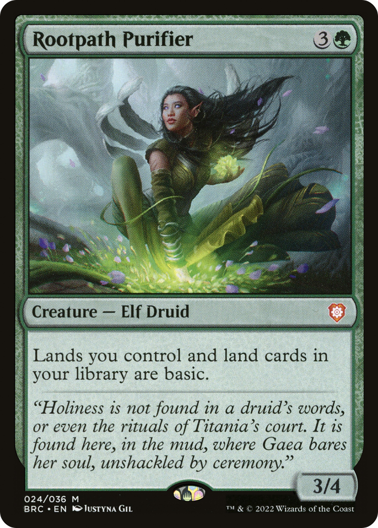 Rootpath Purifier (024) Foil - The Brothers' War Commander