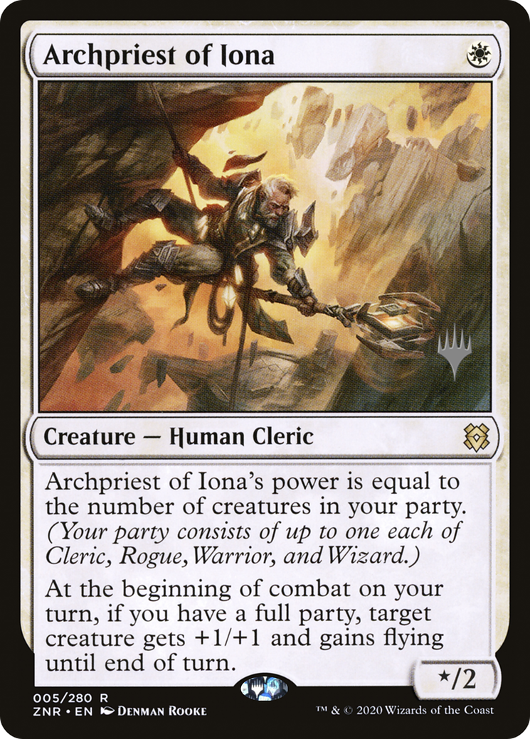 Archpriest of Iona (05p) - Zendikar Rising Promos