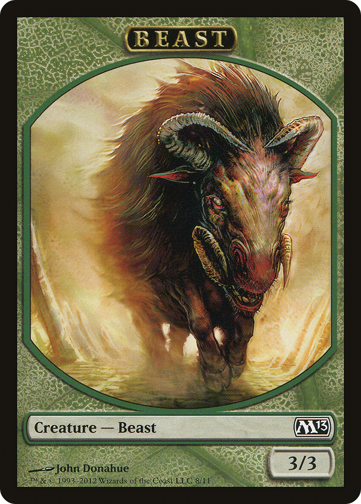 Beast (008) - Magic 2013 Tokens