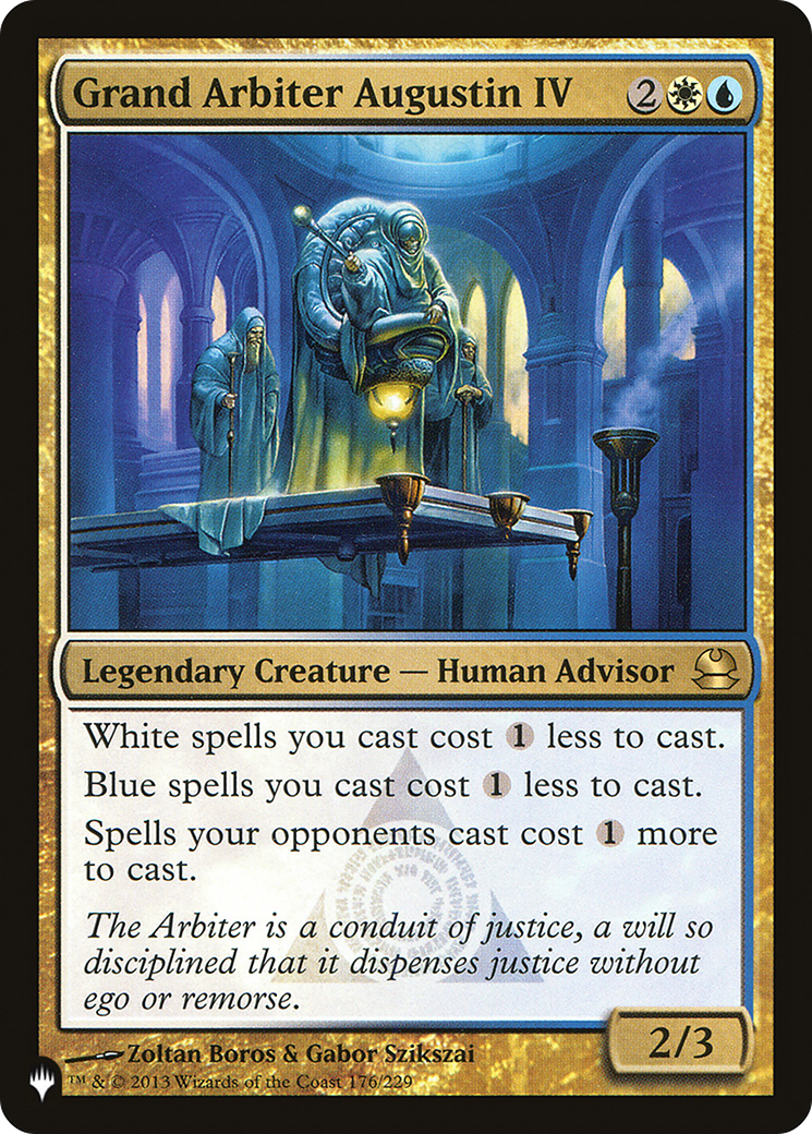 Grand Arbiter Augustin IV (MMA-176) - The List