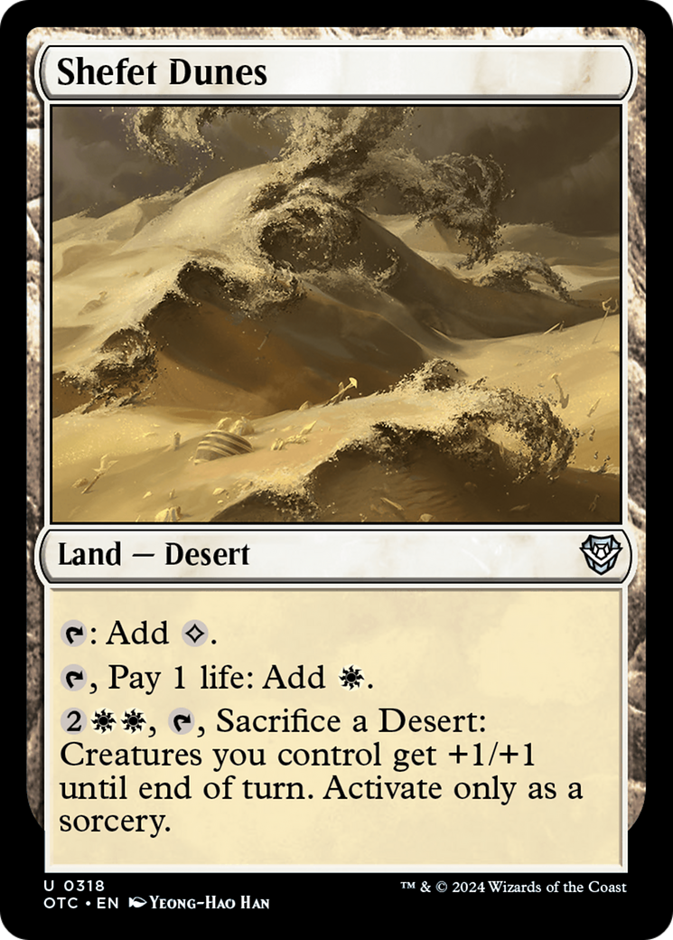 Shefet Dunes (318) - Outlaws of Thunder Junction Commander