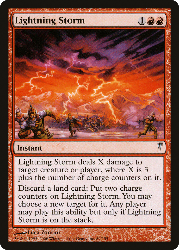 Lightning Storm (089) Foil - Coldsnap