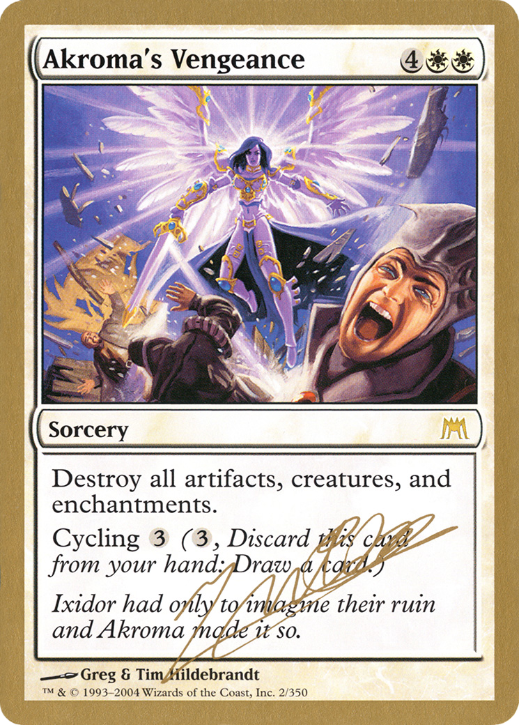 Akroma's Vengeance (jn2) - World Championship Decks 2004