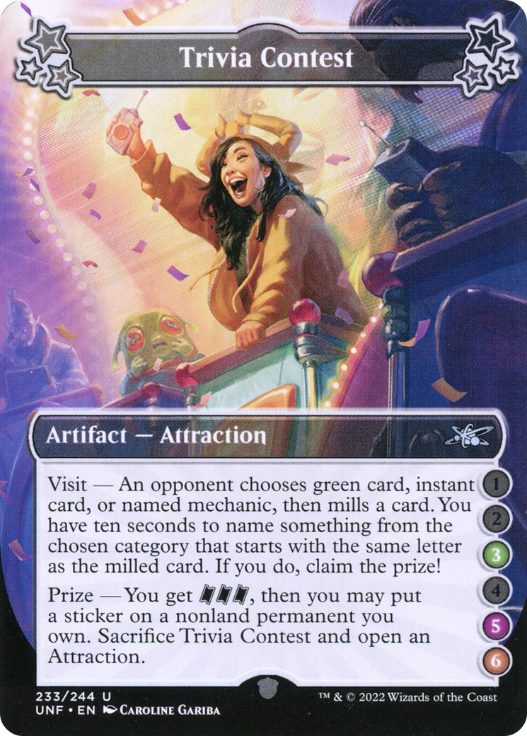Trivia Contest (3-5-6) (233) Foil - Unfinity