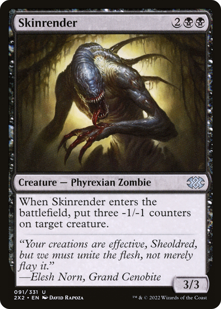 Skinrender (091) Foil - Double Masters 2022