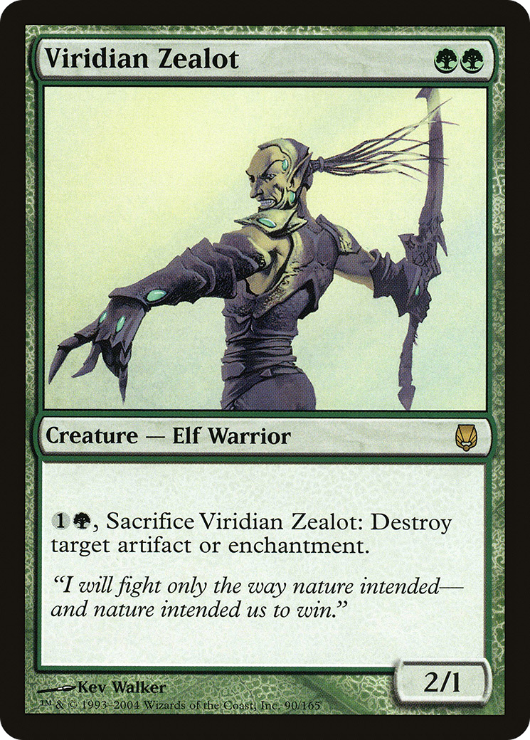 Viridian Zealot (090) - Darksteel