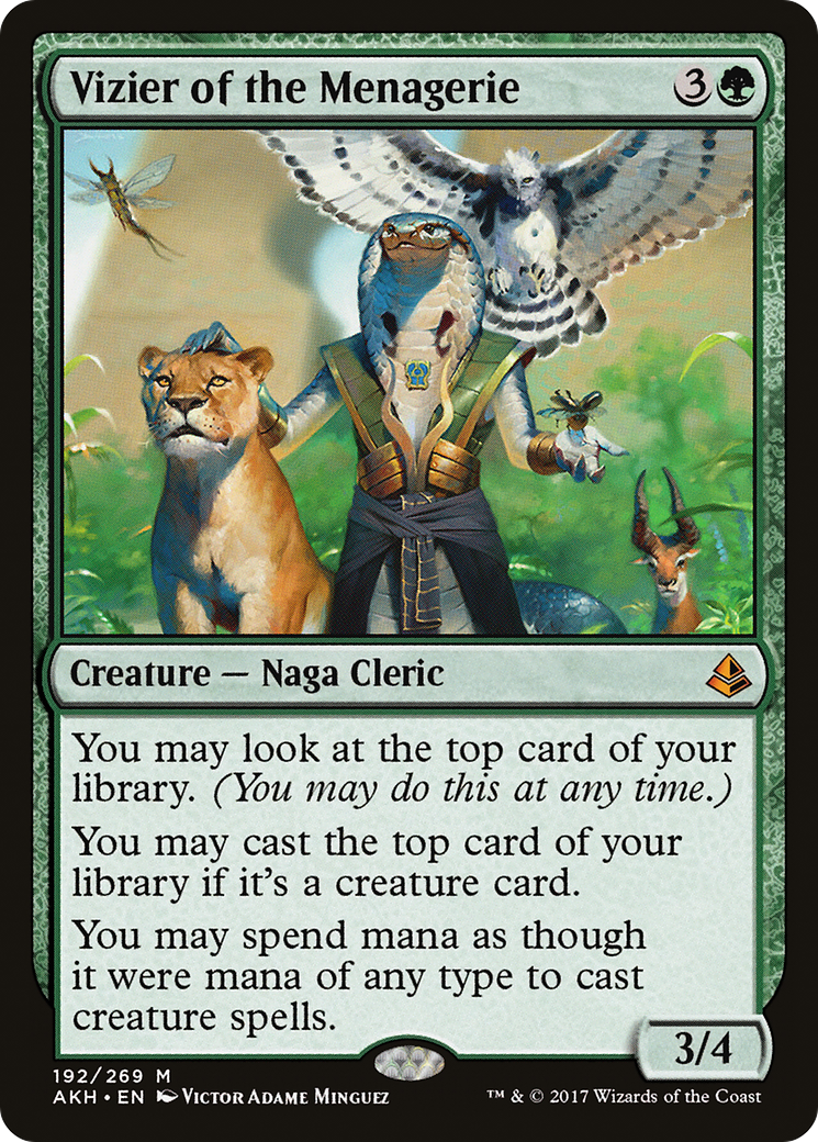 Vizier of the Menagerie (192) Foil - Amonkhet