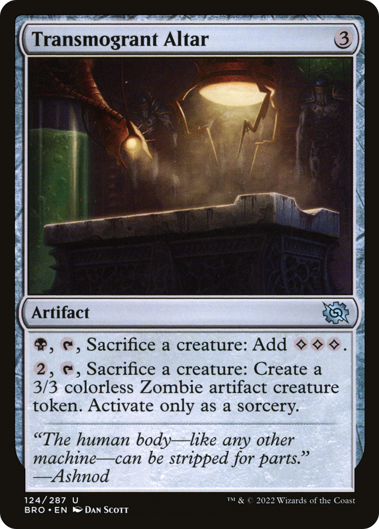 Transmogrant Altar (124) - The Brothers' War