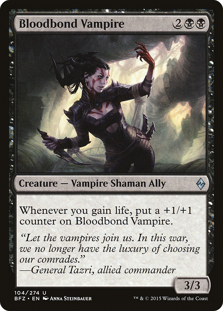 Bloodbond Vampire (104) - Battle for Zendikar