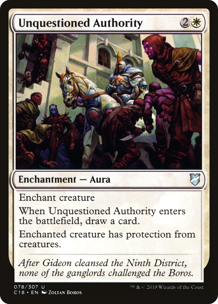 Unquestioned Authority (078) - Commander 2018