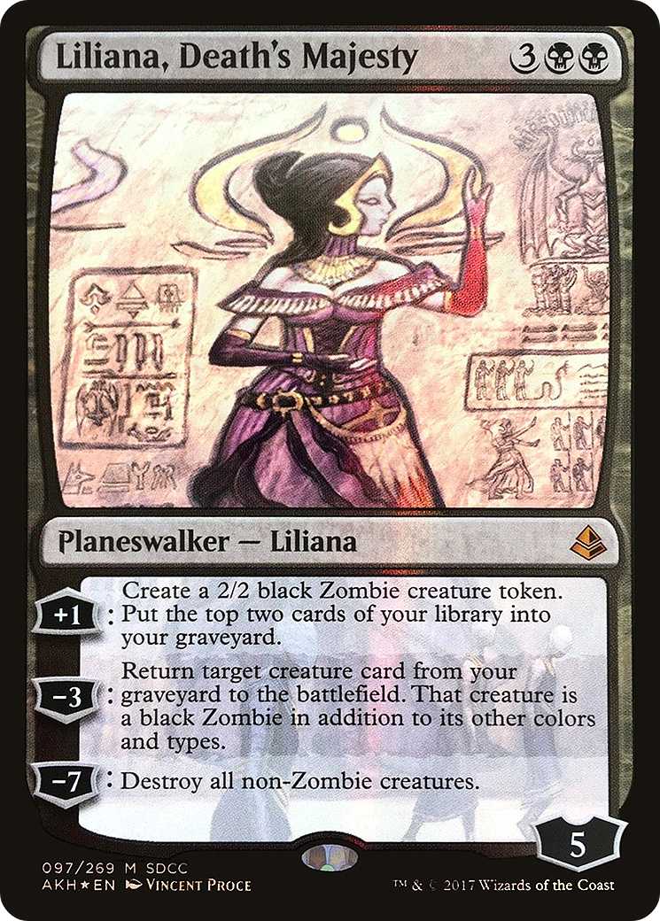 Liliana, Death's Majesty (097) Foil - San Diego Comic-Con 2017