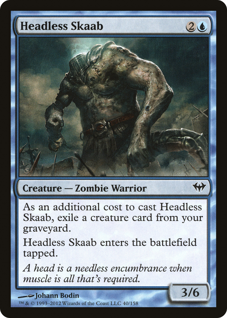 Headless Skaab (040) Foil - Dark Ascension