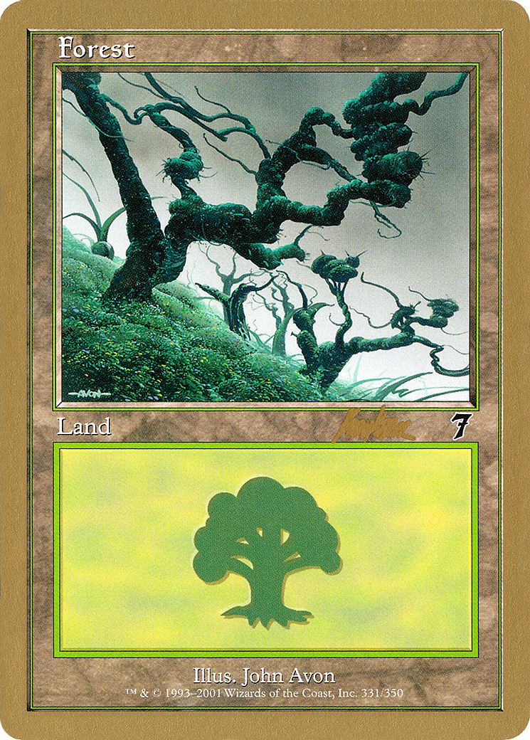 Forest (Retro) (bk331) - World Championship Decks 2002