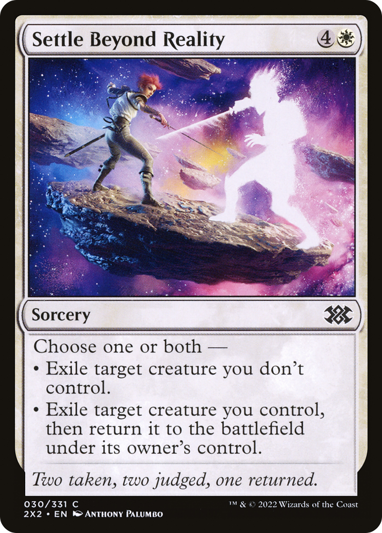 Settle Beyond Reality (030) - Double Masters 2022