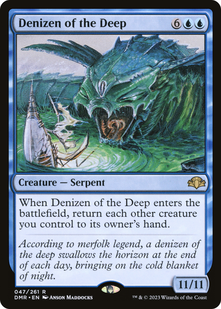 Denizen of the Deep (047) Foil - Dominaria Remastered