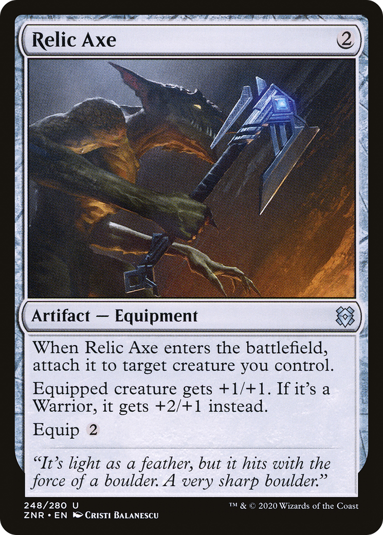 Relic Axe (248) - Zendikar Rising