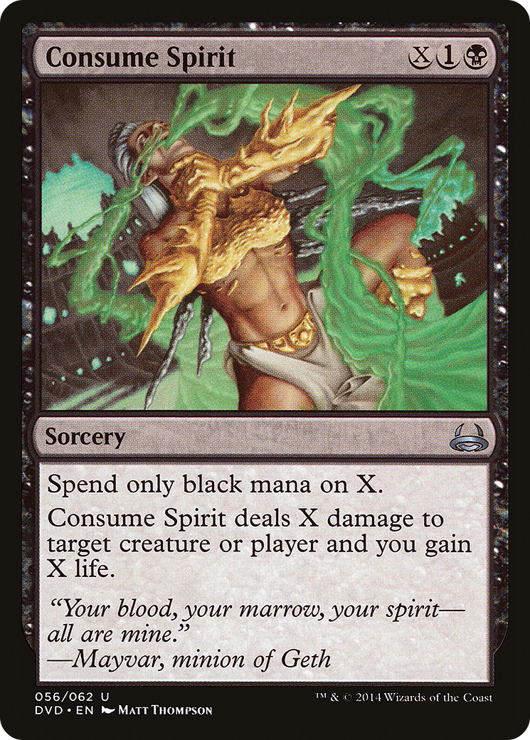 Consume Spirit (056) - Duel Decks Anthology: Divine vs. Demonic