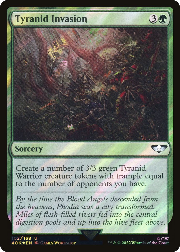 Tyranid Invasion (102) Surge Foil - Warhammer 40,000 Commander