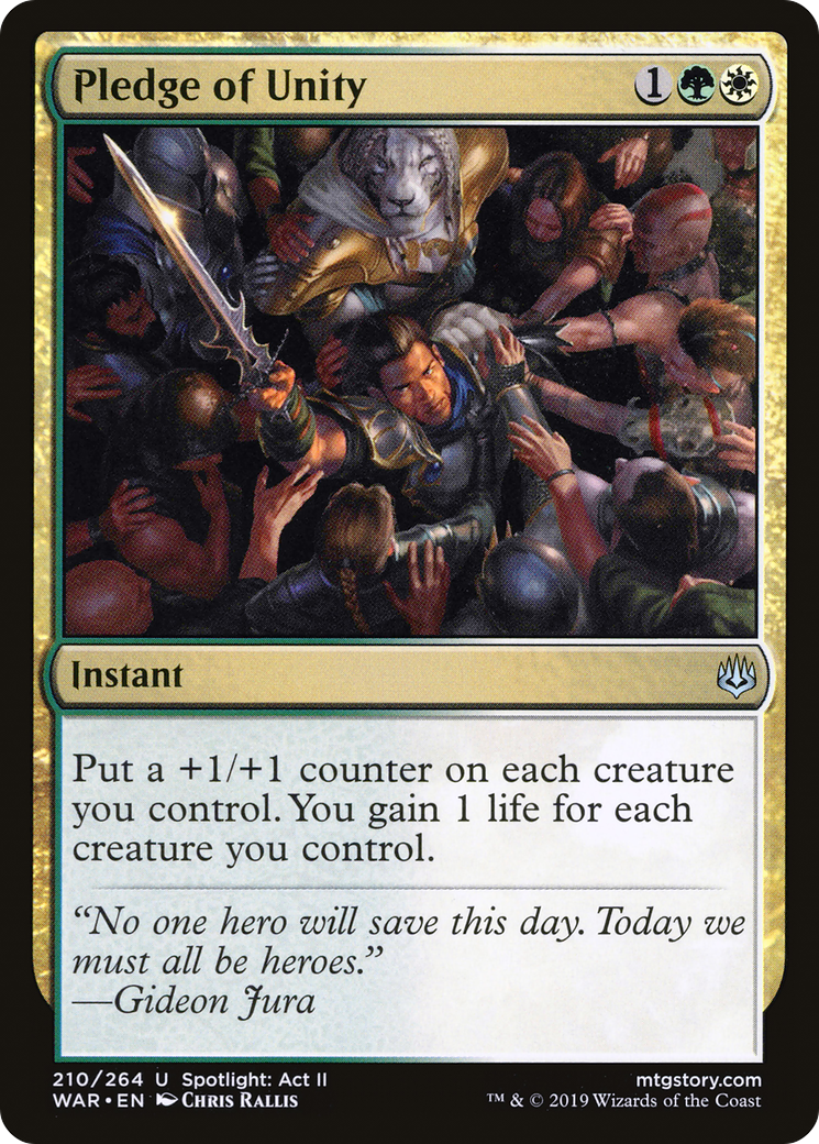 Pledge of Unity (210) - War of the Spark